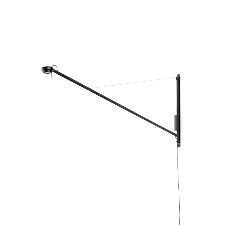 Fifty-Fifty wall wandlamp - Soft black - HAY