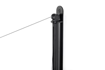 Fifty-Fifty wall wandlamp - Soft black - HAY