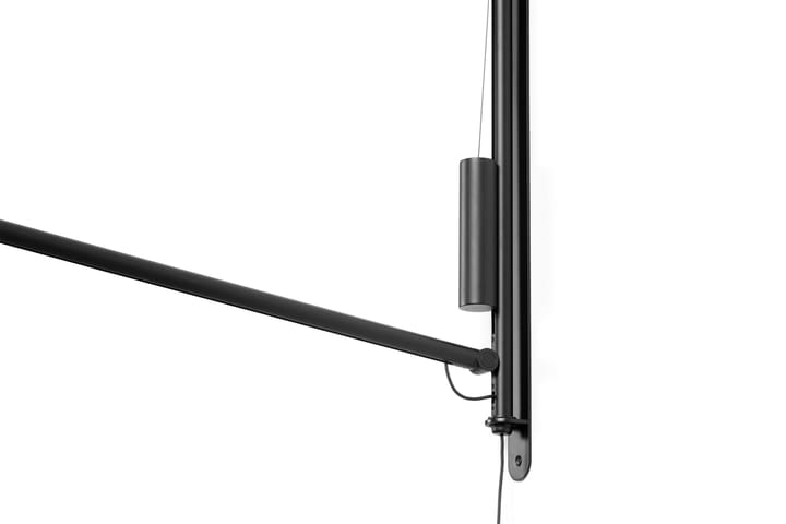 Fifty-Fifty wall wandlamp, Soft black HAY