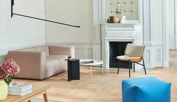 Fifty-Fifty wall wandlamp - Soft black - HAY