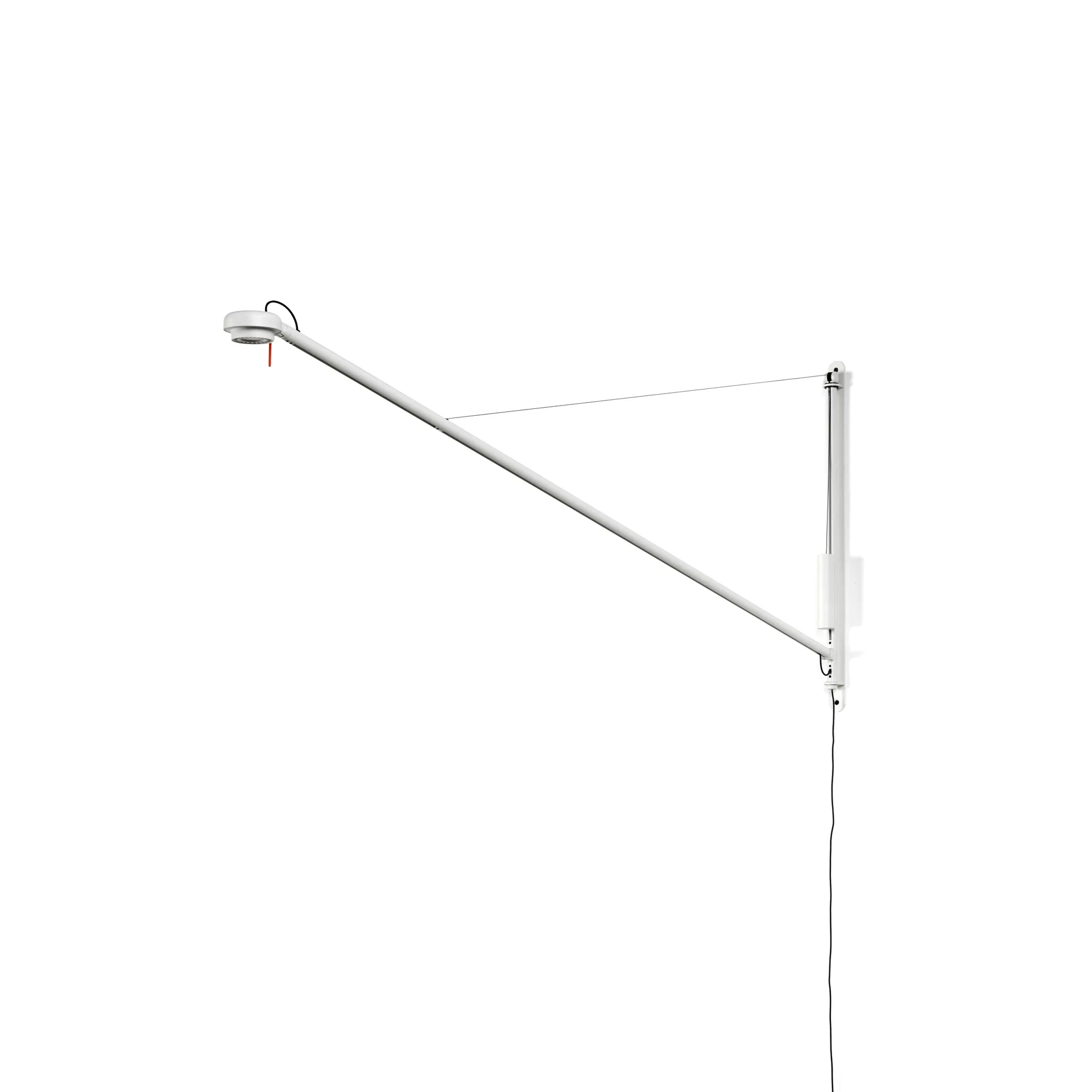 Fifty-Fifty wandlamp, Cream white HAY