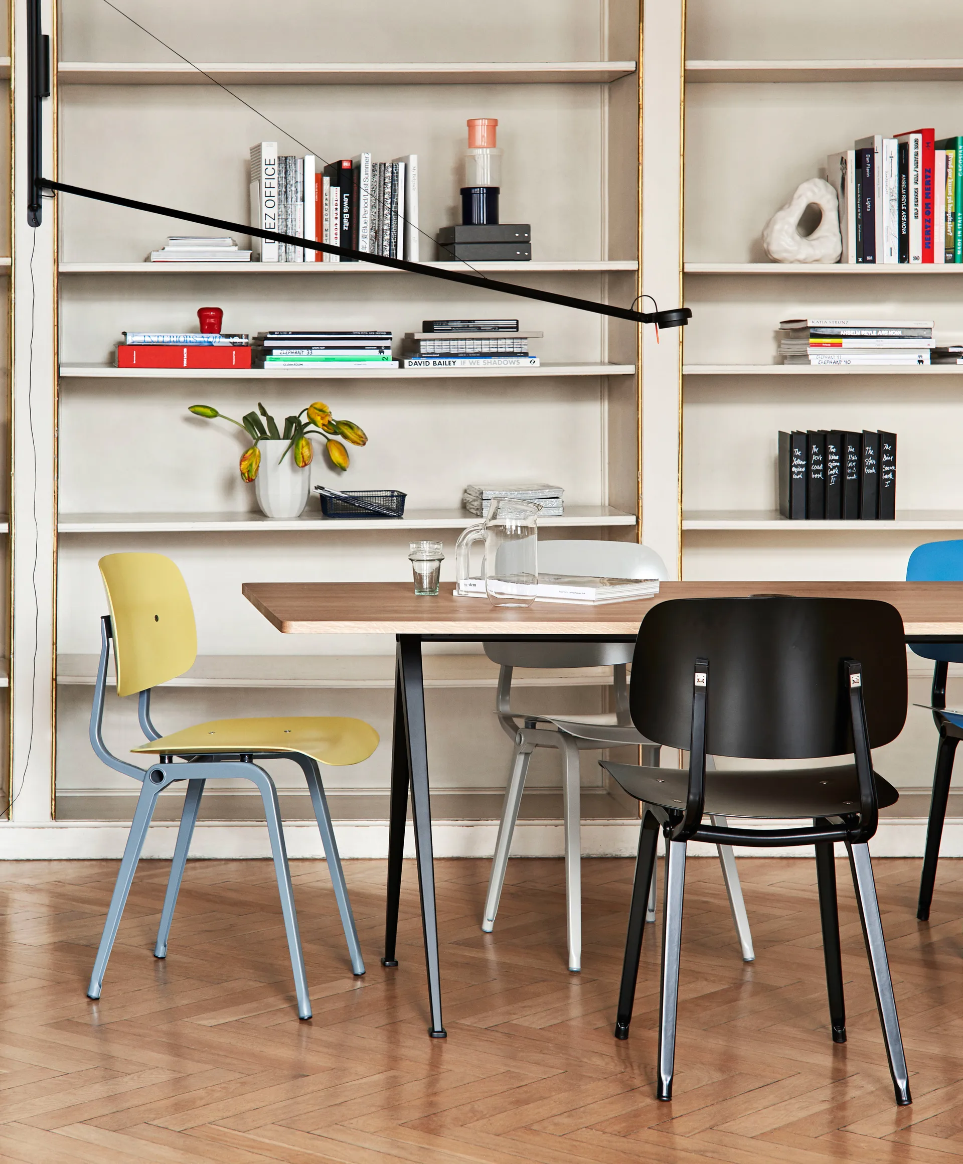 Fifty-Fifty wandlamp, Soft black HAY