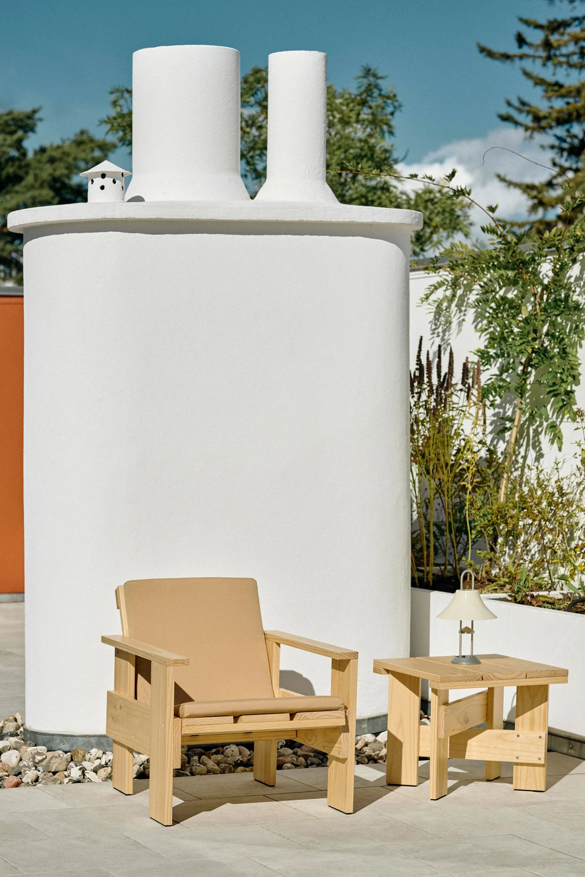 Folding kussen voor Crate loungestoel, Beige HAY