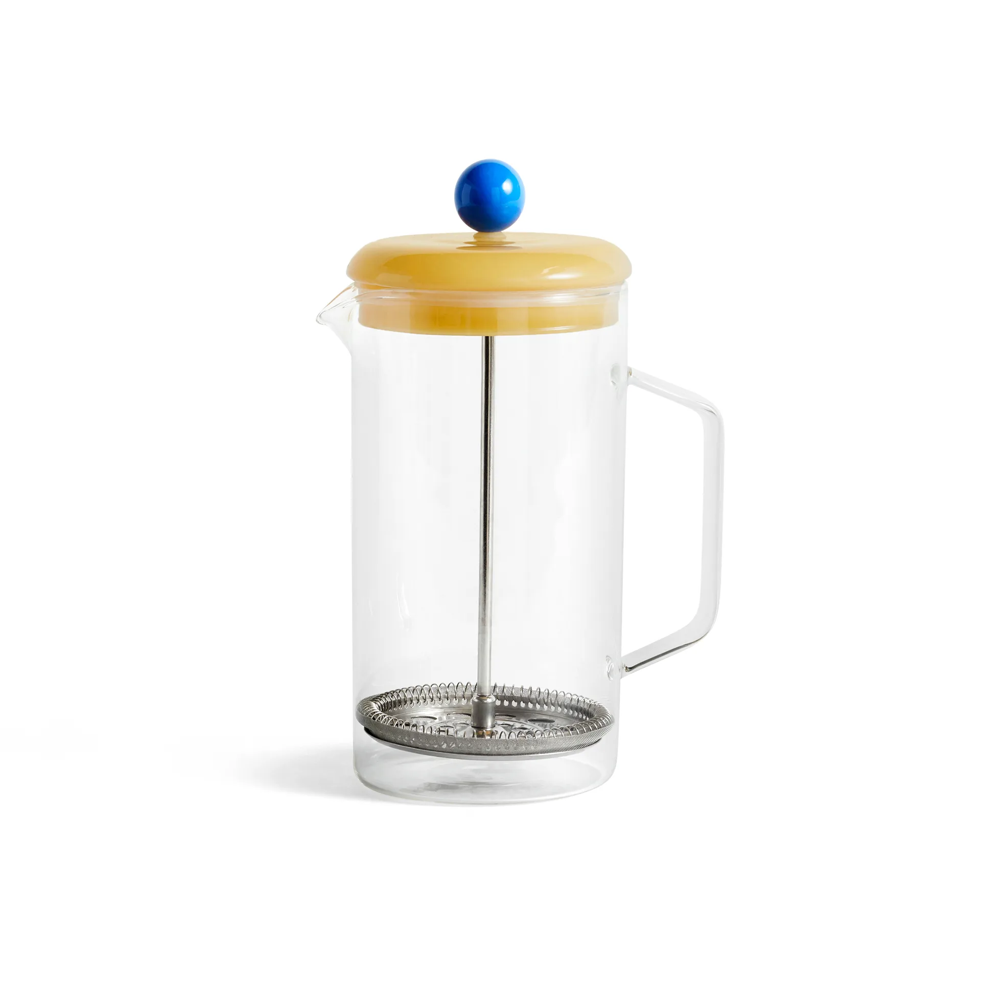 French Press Brewer cafetière 1 liter, Clear HAY