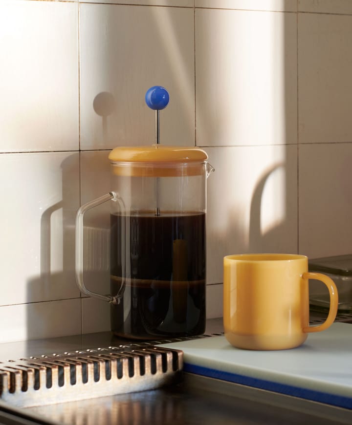 French Press Brewer cafetière 1 liter, Clear HAY