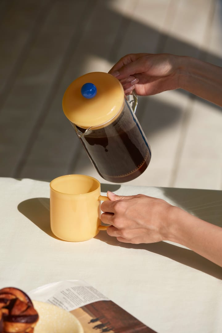 French Press Brewer cafetière 1 liter, Clear HAY