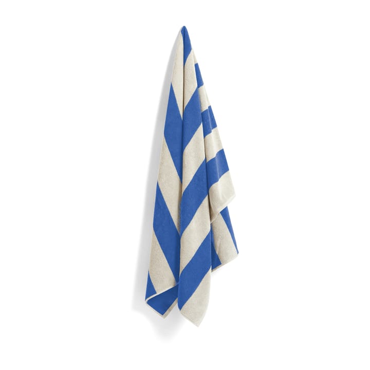 Frotté Stripe badlaken 100x150 cm - Blue - HAY