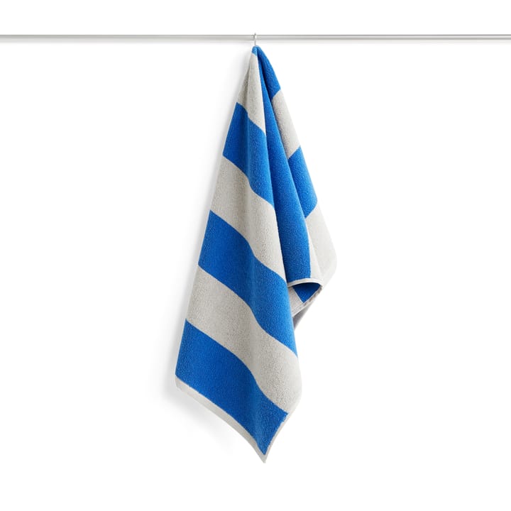 Frotté Stripe handdoek 50x100 cm - Blue - HAY