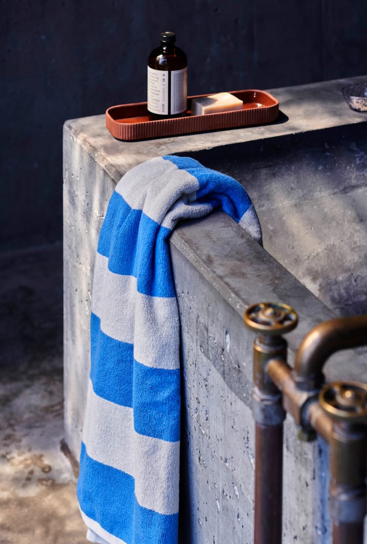 Frotté Stripe handdoek 50x100 cm, Blue HAY