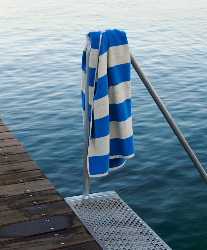 Frotté Stripe handdoek 50x100 cm, Blue HAY