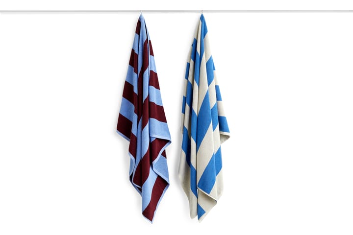 Frotté Stripe handdoek 50x100 cm, Blue HAY