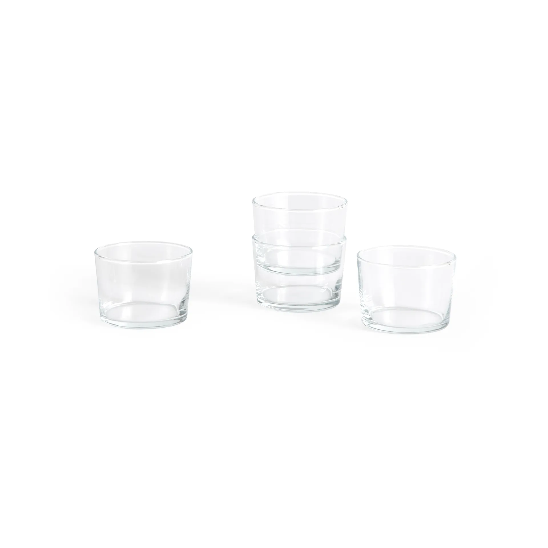 Glas drinkglas S 22 cl 4-pack, Klar HAY