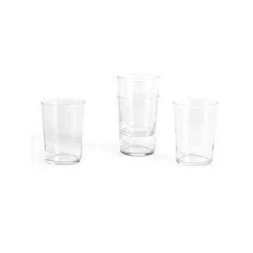 Glass drinkglas L 49 cl 4-pack - Klar - HAY