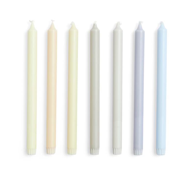 Gradient Candle kaarsen 7-pack - Neutrals - HAY