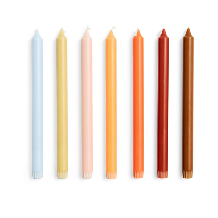 Gradient Candle kaarsen 7-pack - Rainbow - HAY