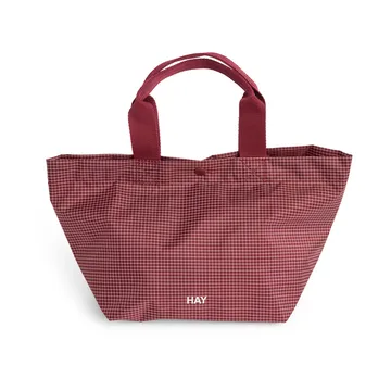 Grid Everyday Bag tas - Burgundy, mini - HAY