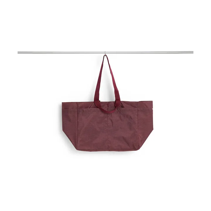 Grid Weekend Bag tas - Burgundy, medium - HAY