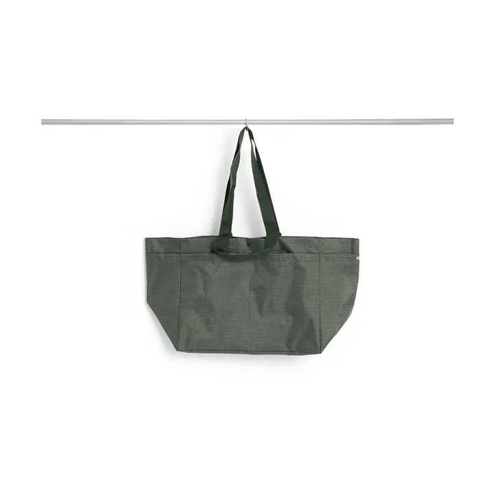Grid Weekend Bag tas - Dark green, medium - HAY