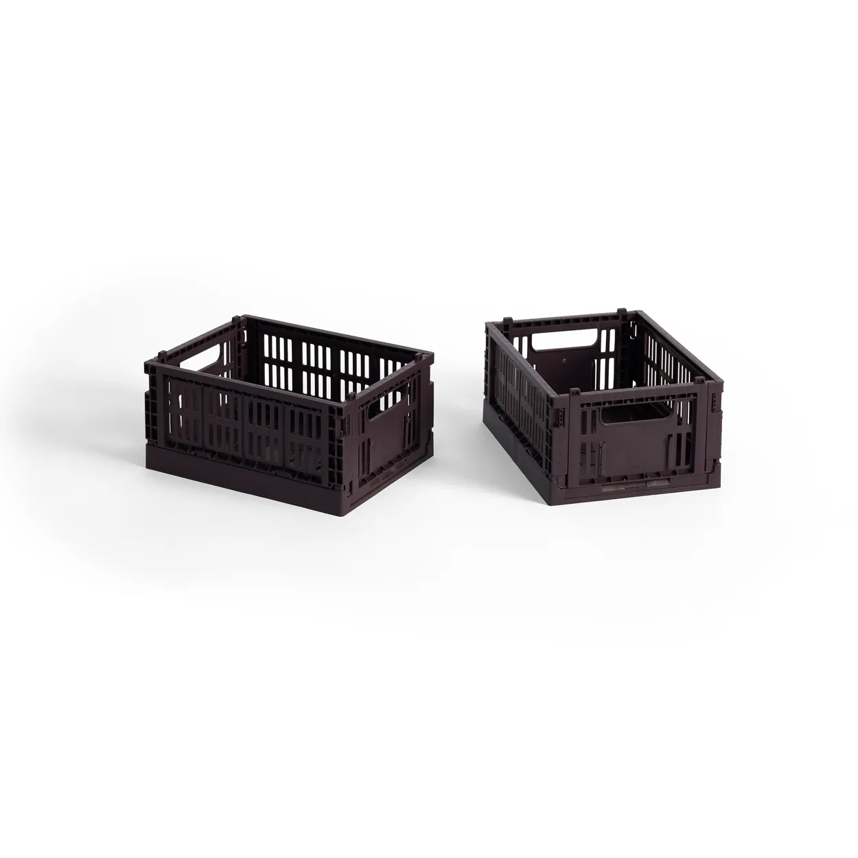 HAY Colour Crate Mini 2-pack 13x17 cm Bordeaux | Scandinavisch Interieur | Opbergmanden | Rood