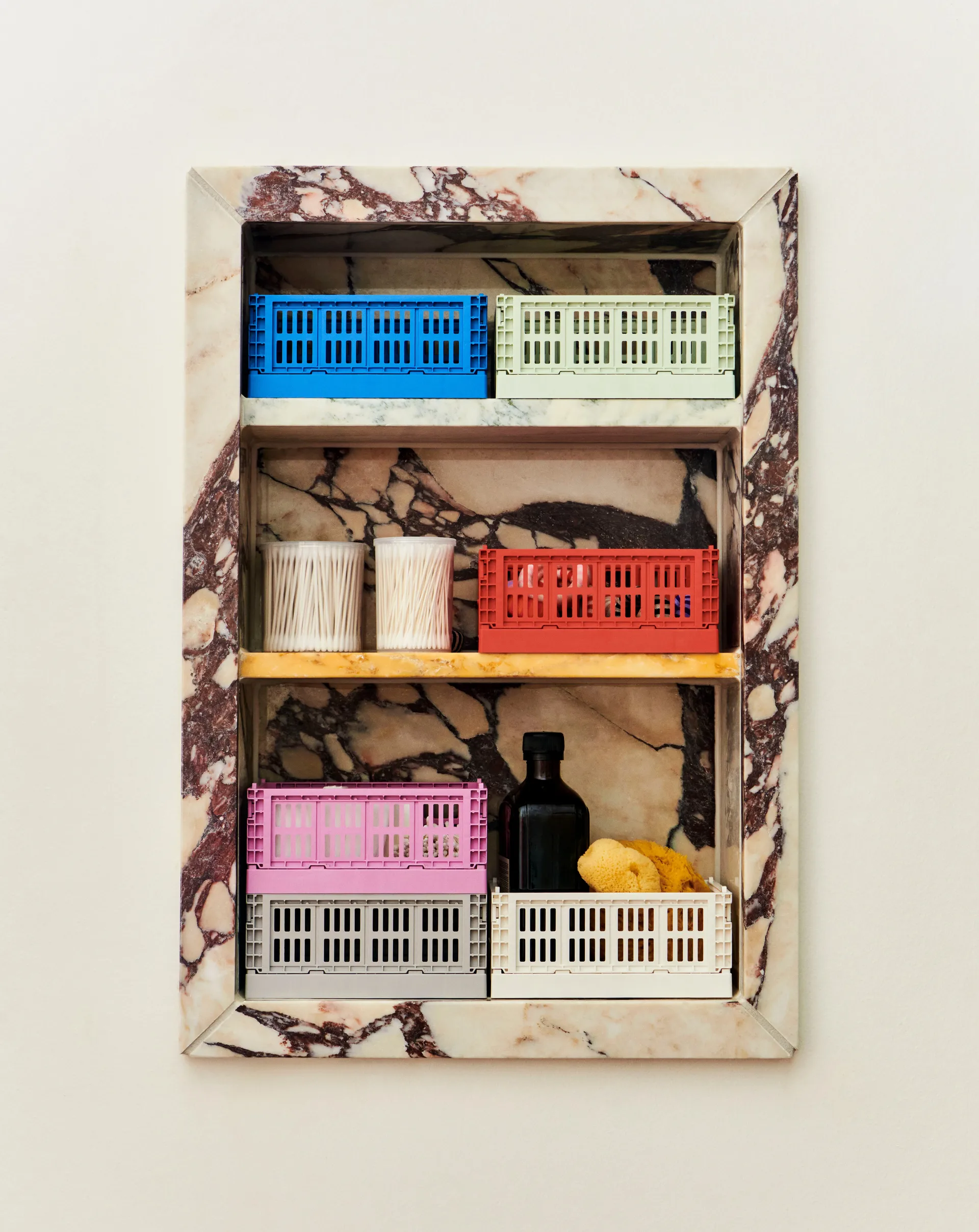 HAY Colour Crate Mini 2-pack 13x17 cm, Electric blue HAY