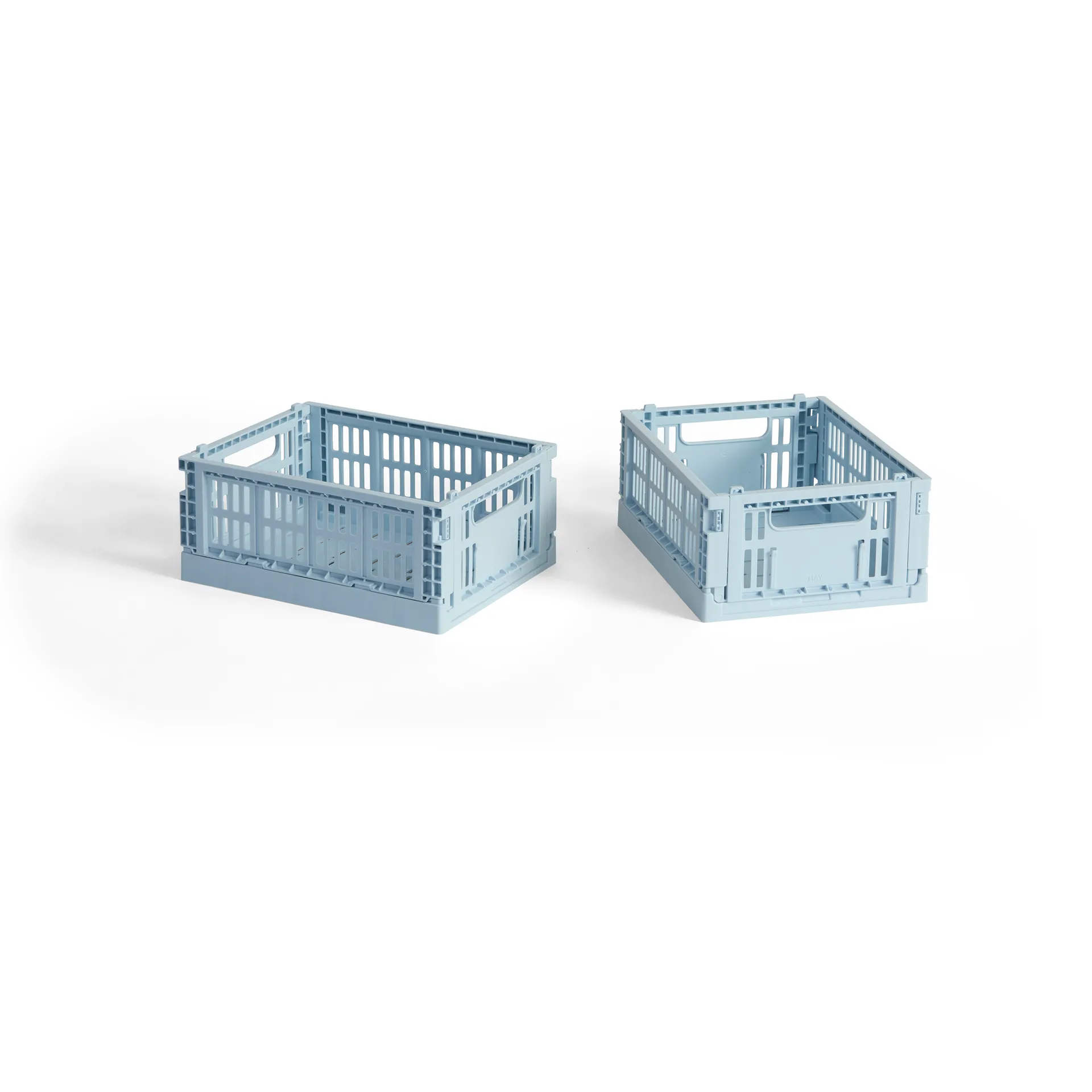 HAY Colour Crate Mini 2-pack 13x17 cm, Soft blue HAY