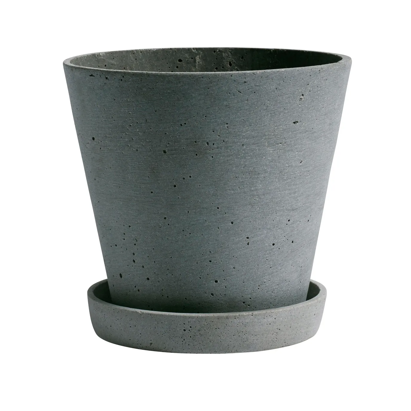 HAY Flowerpot with saucer pot XXXL Ø34 cm, Groen HAY