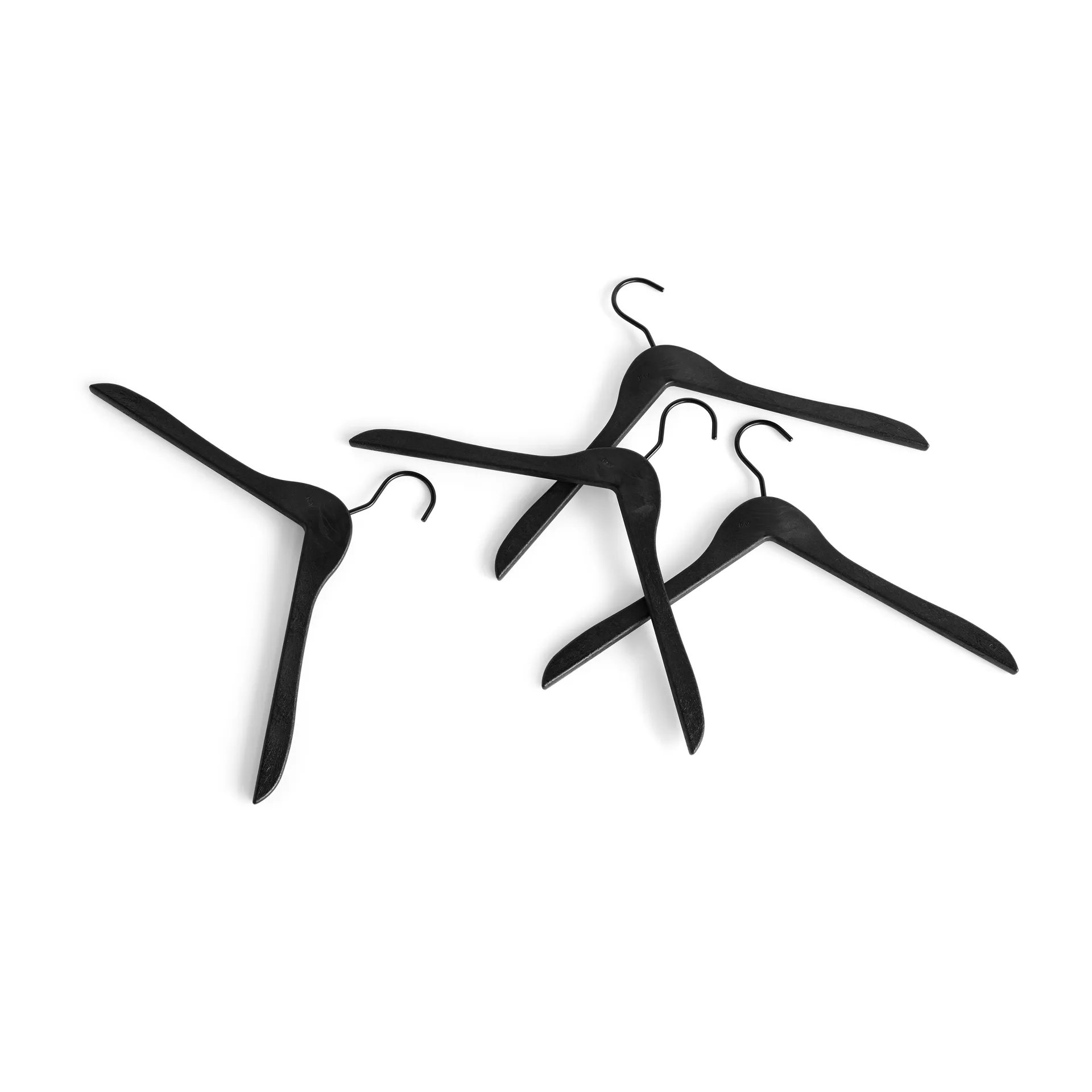 HAY kledinghanger 4-pack, Black HAY