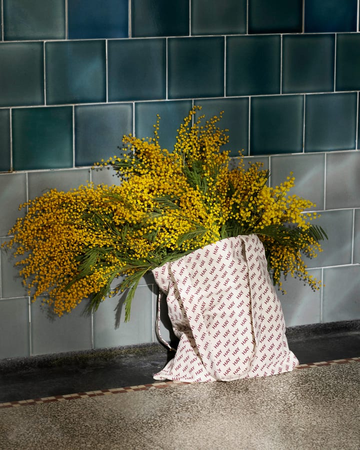HAY Logo stoffen tas, Burgundy HAY