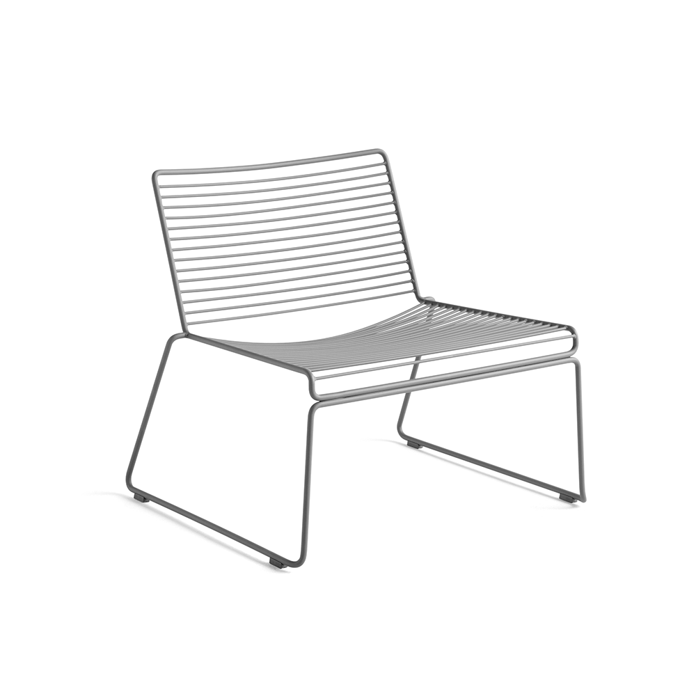 HAY Hee lounge stoel Asphalt grey | Scandinavisch Interieur | Grijs