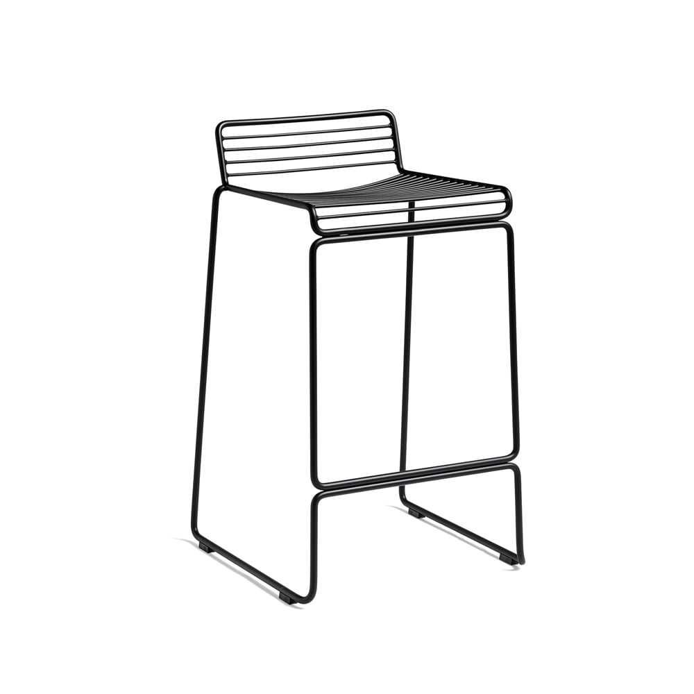 HAY Hee Low barkruk Black | Scandinavisch Interieur | Barstoelen | Zwart