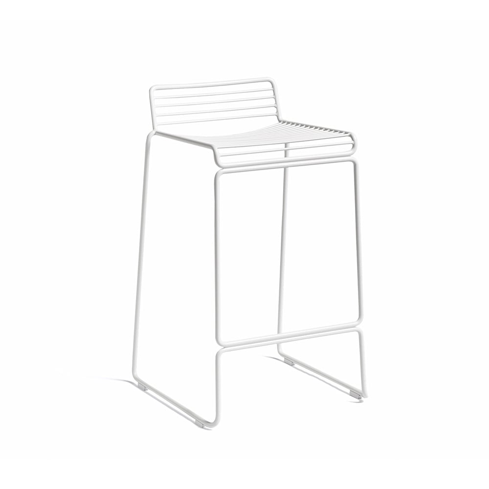 HAY Hee Low barkruk White | Scandinavisch Interieur | Barstoelen | Wit