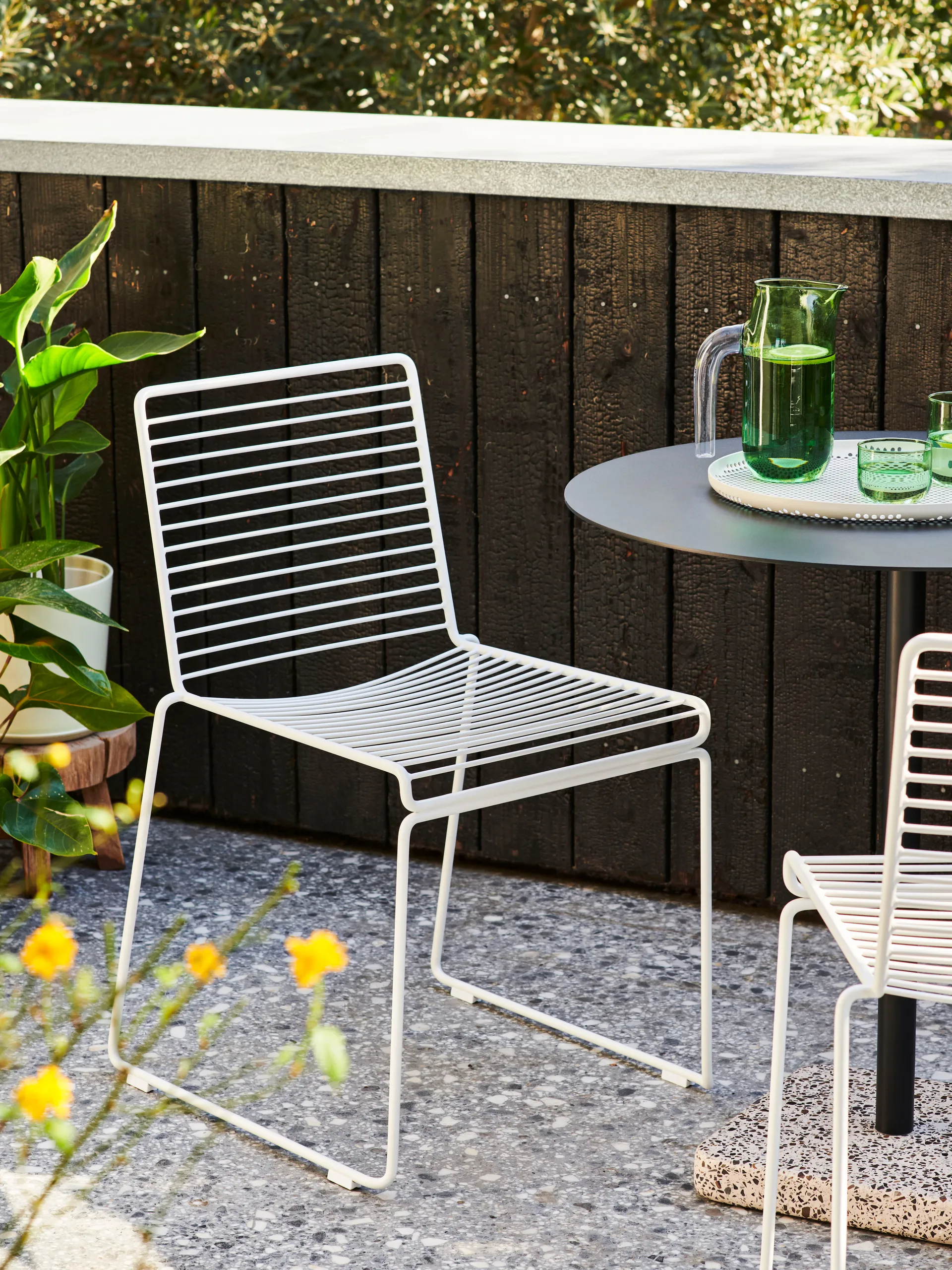 Hee stoel, White HAY