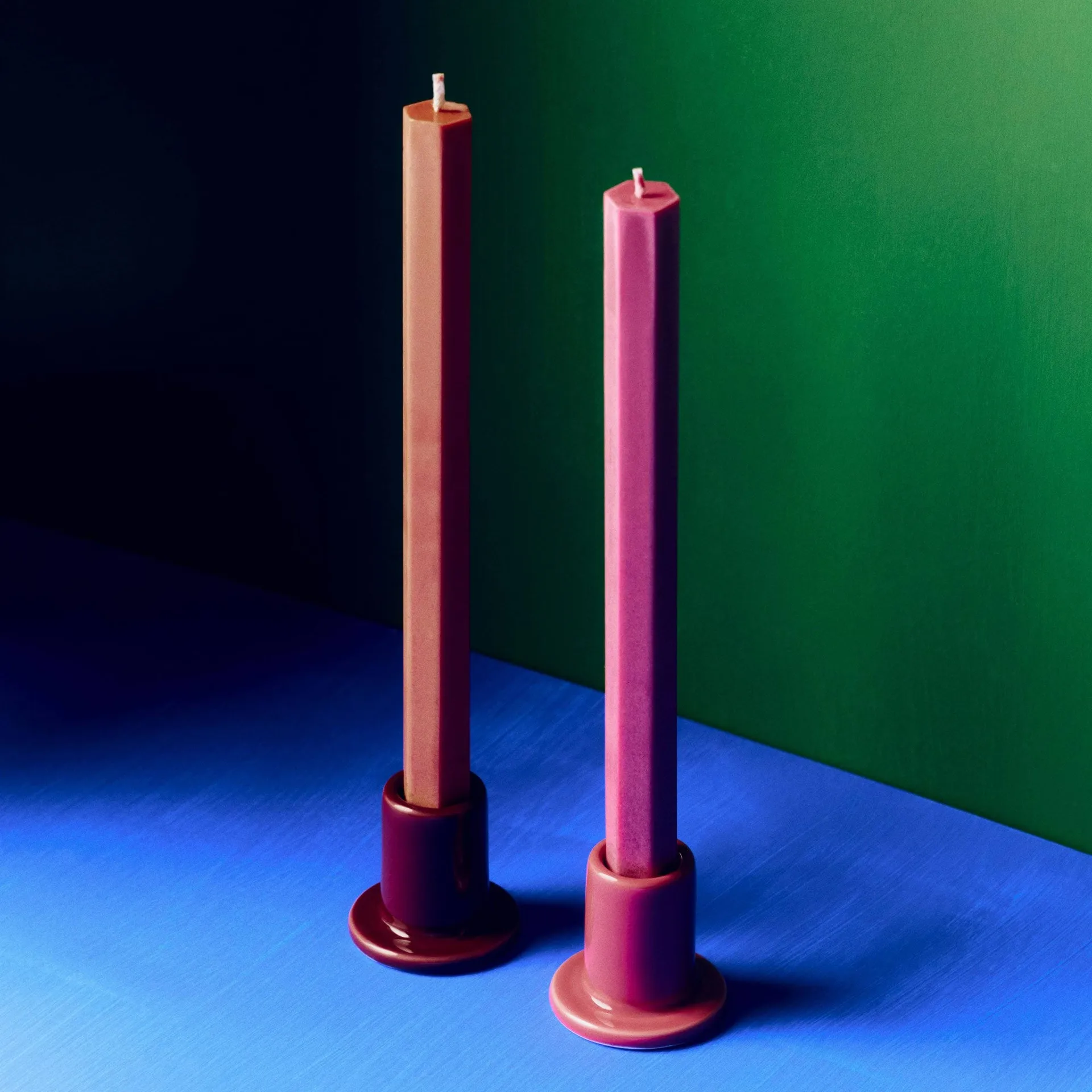 Hexagon Candle kaars mix 4-pack, Berry HAY