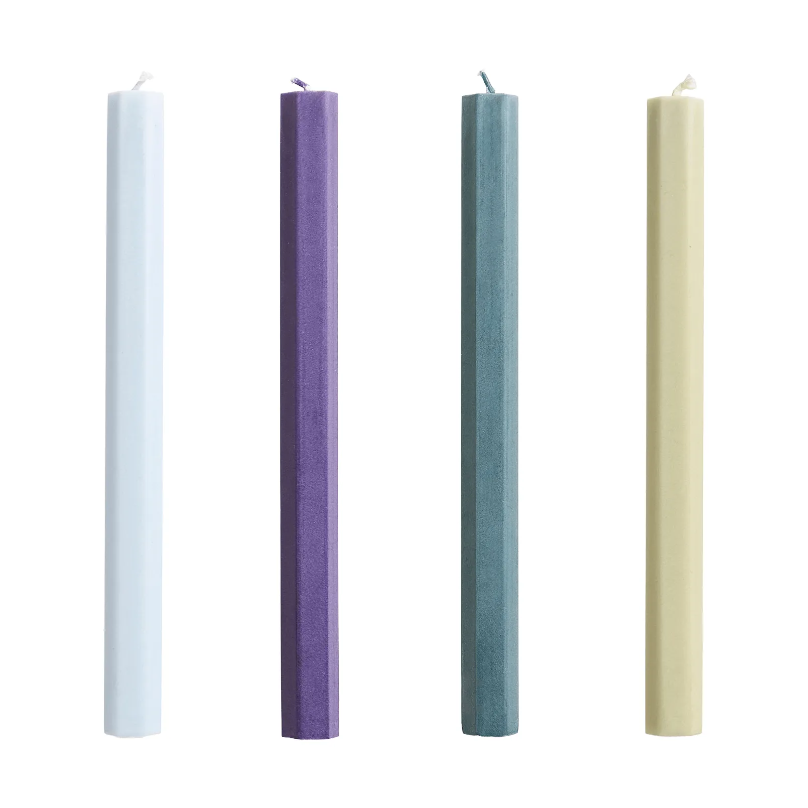 Hexagon Candle kaars mix 4-pack, Meadow HAY