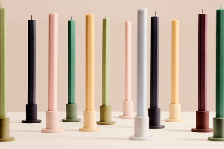 Hexagon Candle kaarsen mix 4-pack, Dark HAY