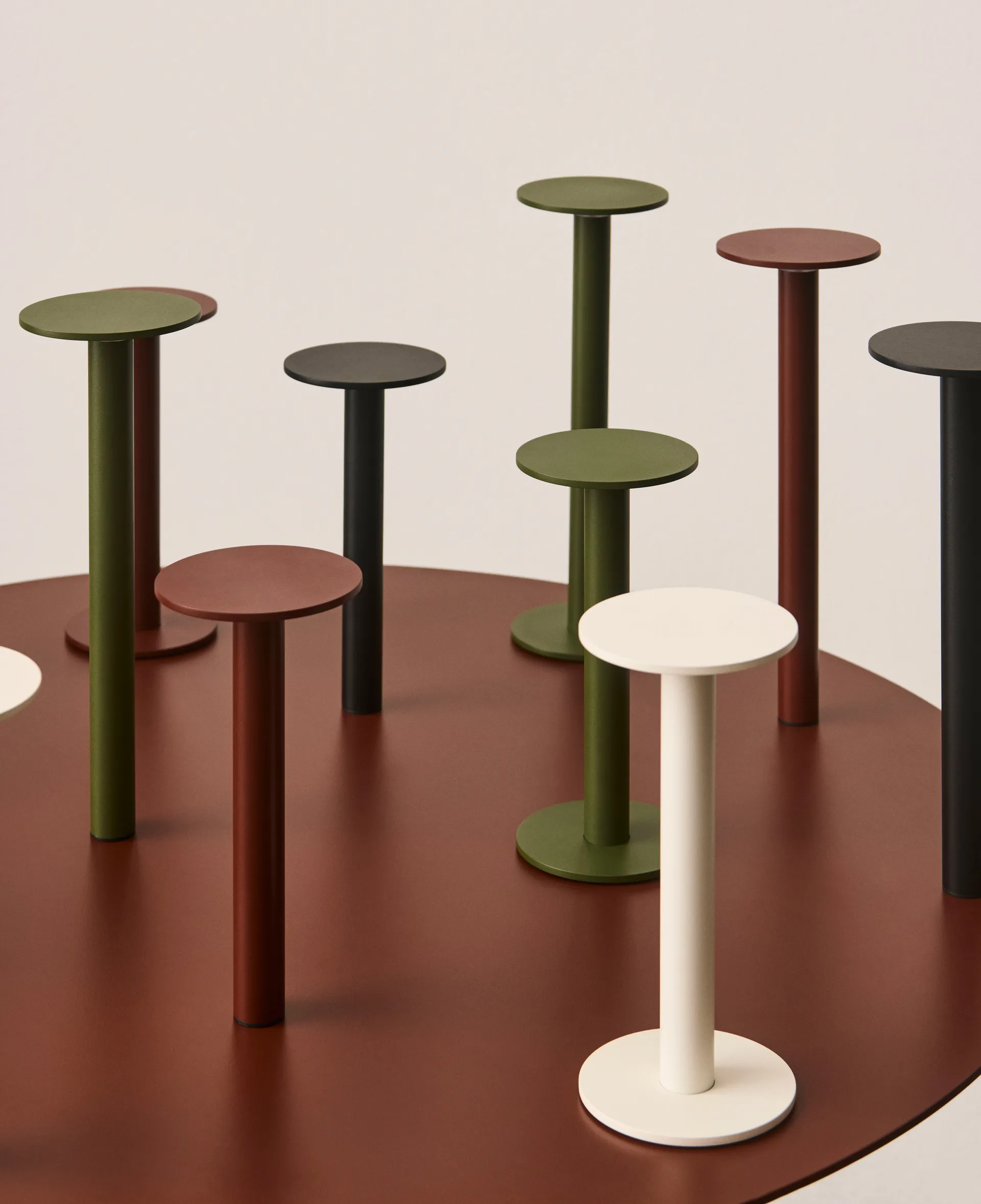 Host draagbare lamp, Olijf, 22 cm HAY