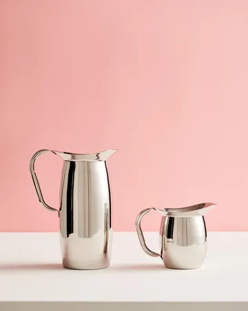 Indian Steel Pitcher kan - Tall 0,9 L - HAY