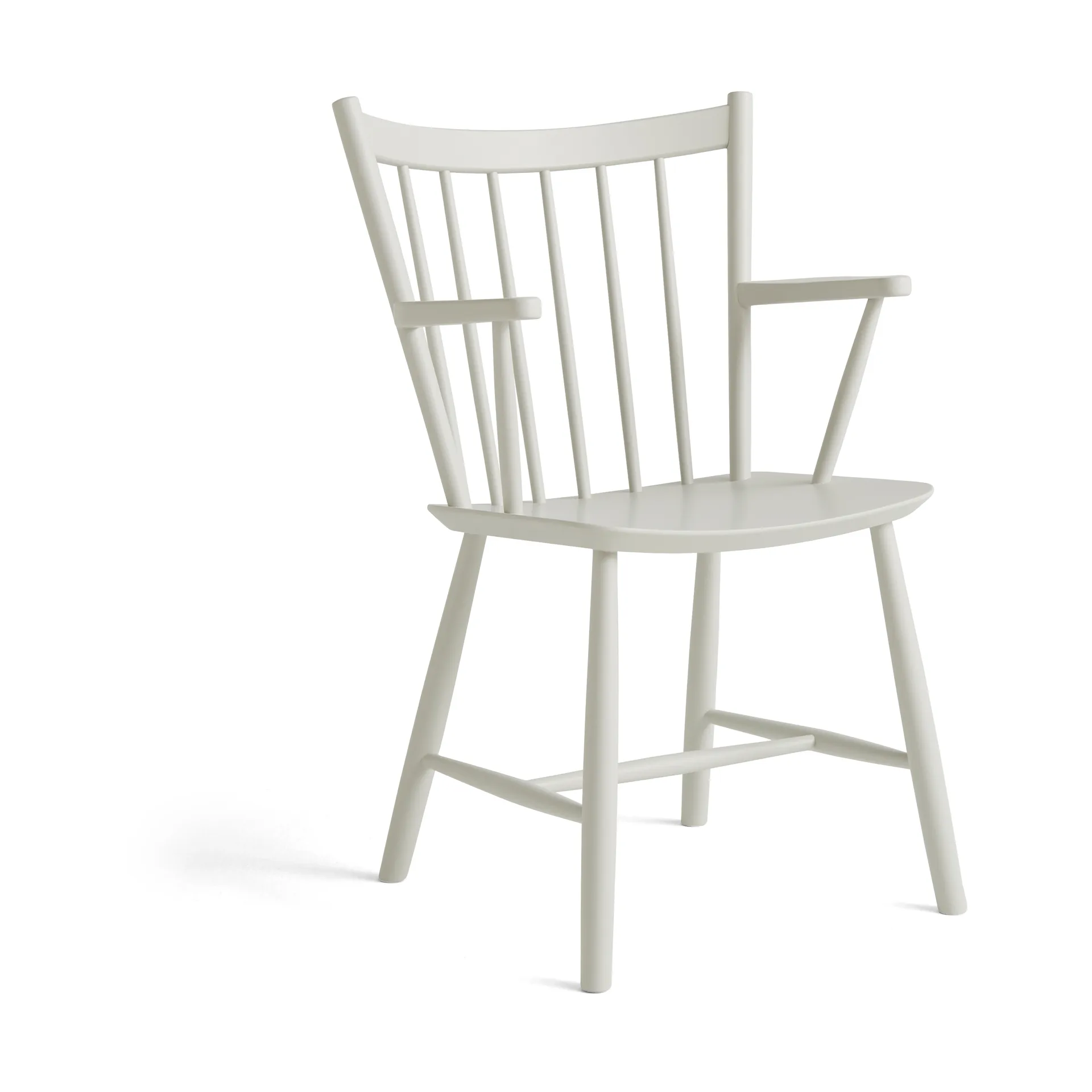 J42 armstoel, Warm grey gelakt beuken HAY