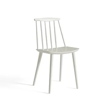 J77 stoel - White lacquered beech - HAY