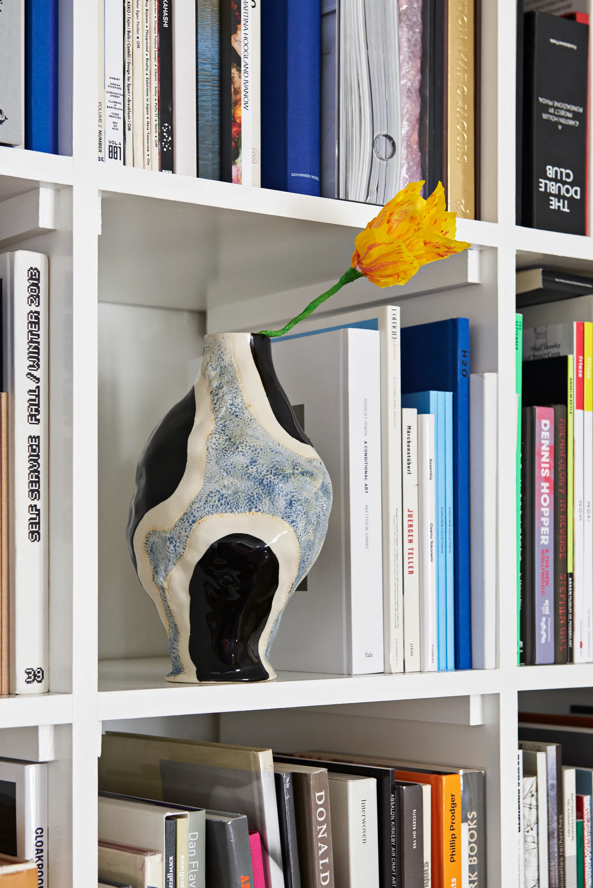 Jessica Hans vaas, glossy cow HAY