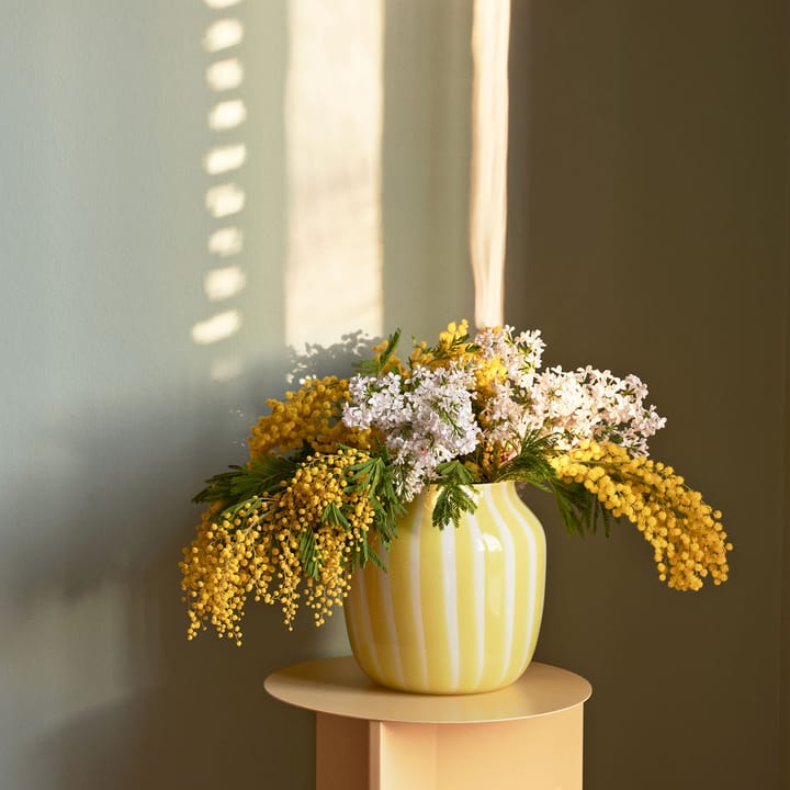 Juice Wide vaas 22 cm, Yellow HAY