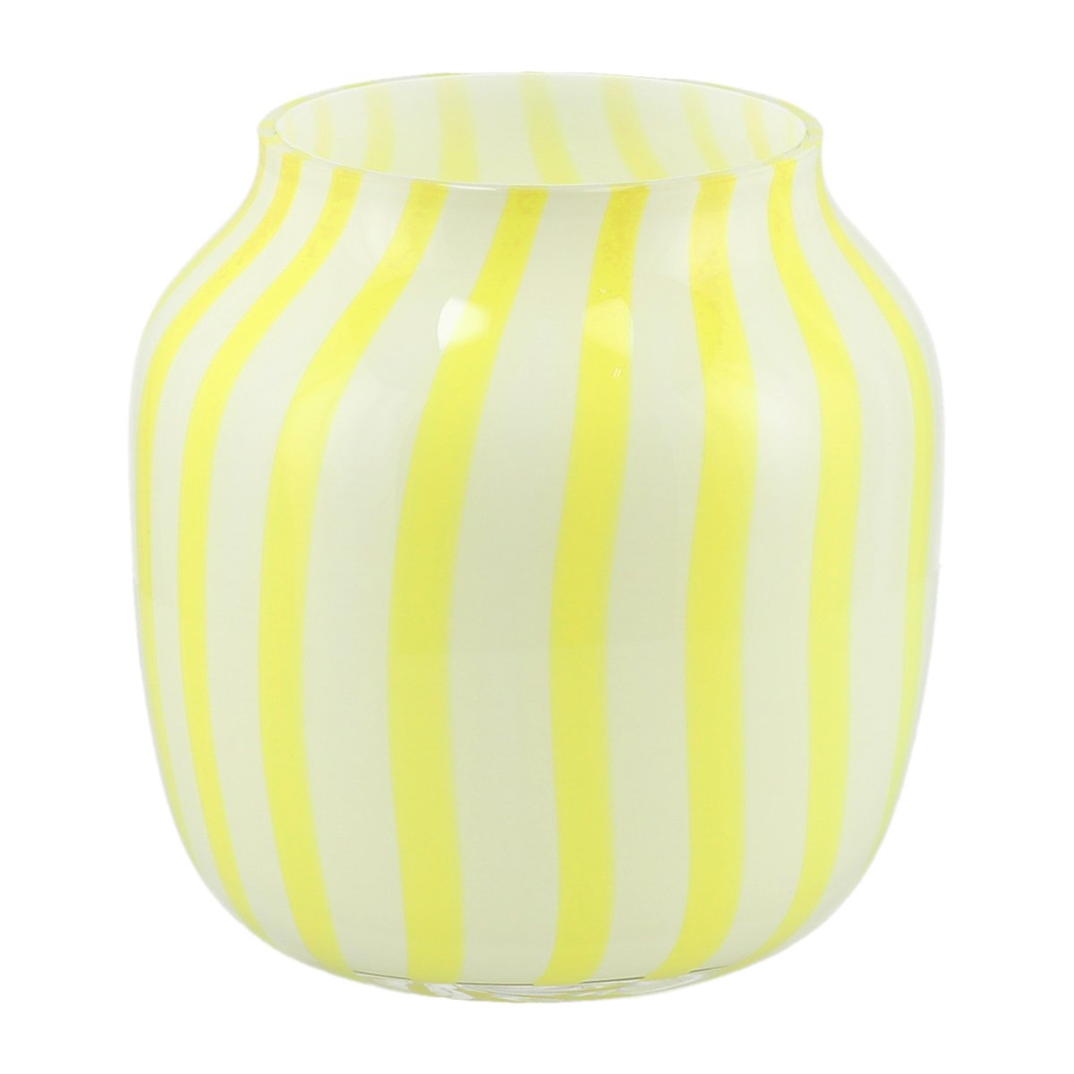 HAY Juice Wide vaas 22 cm Yellow | Scandinavisch Interieur | Vazen | Geel