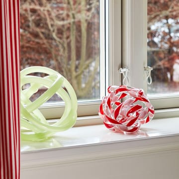 Knot No 2 L glazen sculptuur - Light green - HAY