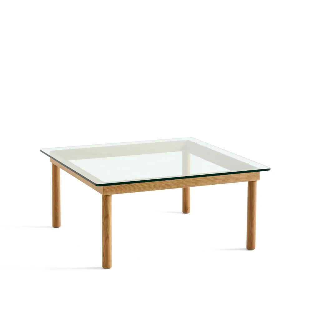 Kofi salontafel, Oak-clear glass, 80 cm HAY