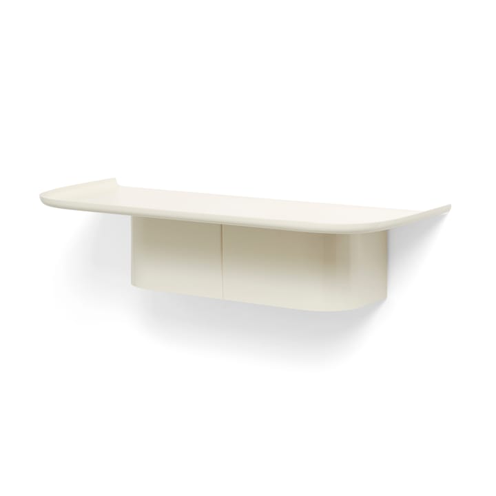 Korpus 4 hook wandplank M - Cream - HAY