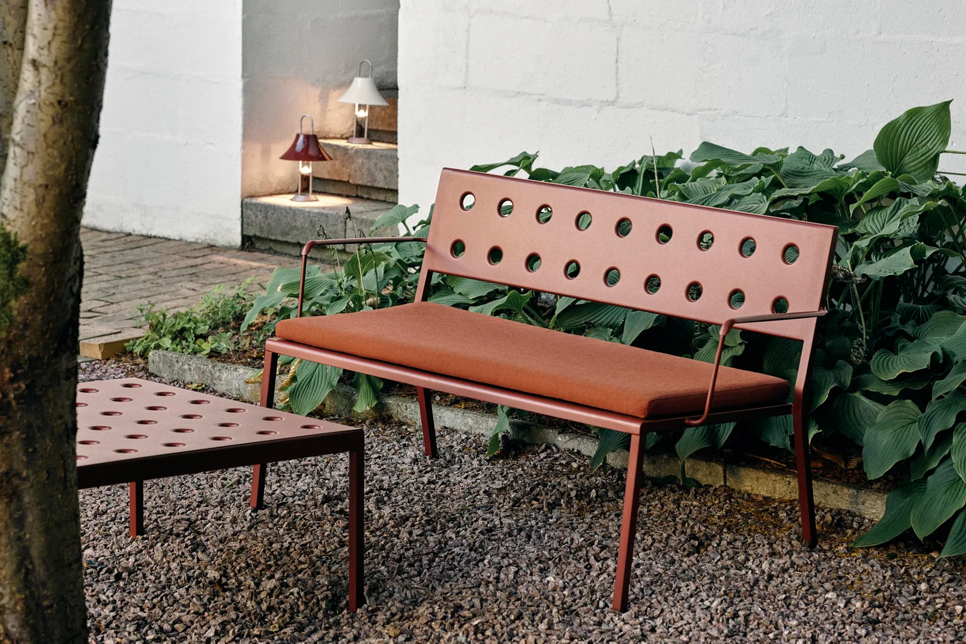 Kussen voor Balcony Lounge bank, Red cayenne HAY