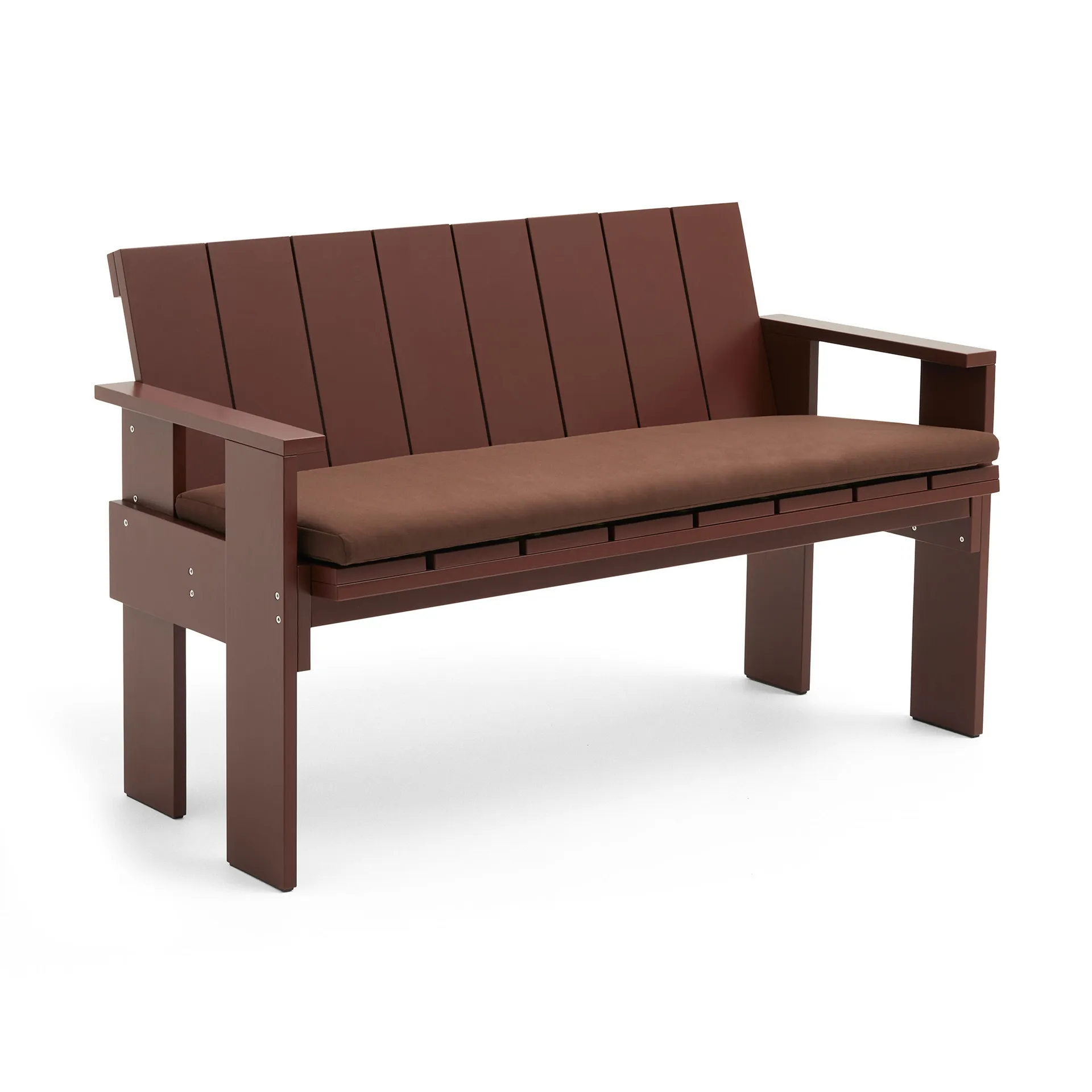 Kussen voor Crate Dining Bench bank, Iron red HAY
