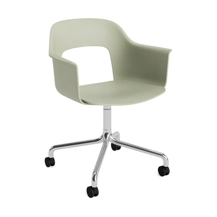 Layout Armchair 261 fauteuil - Flessengroen-gepolijst aluminium - HAY