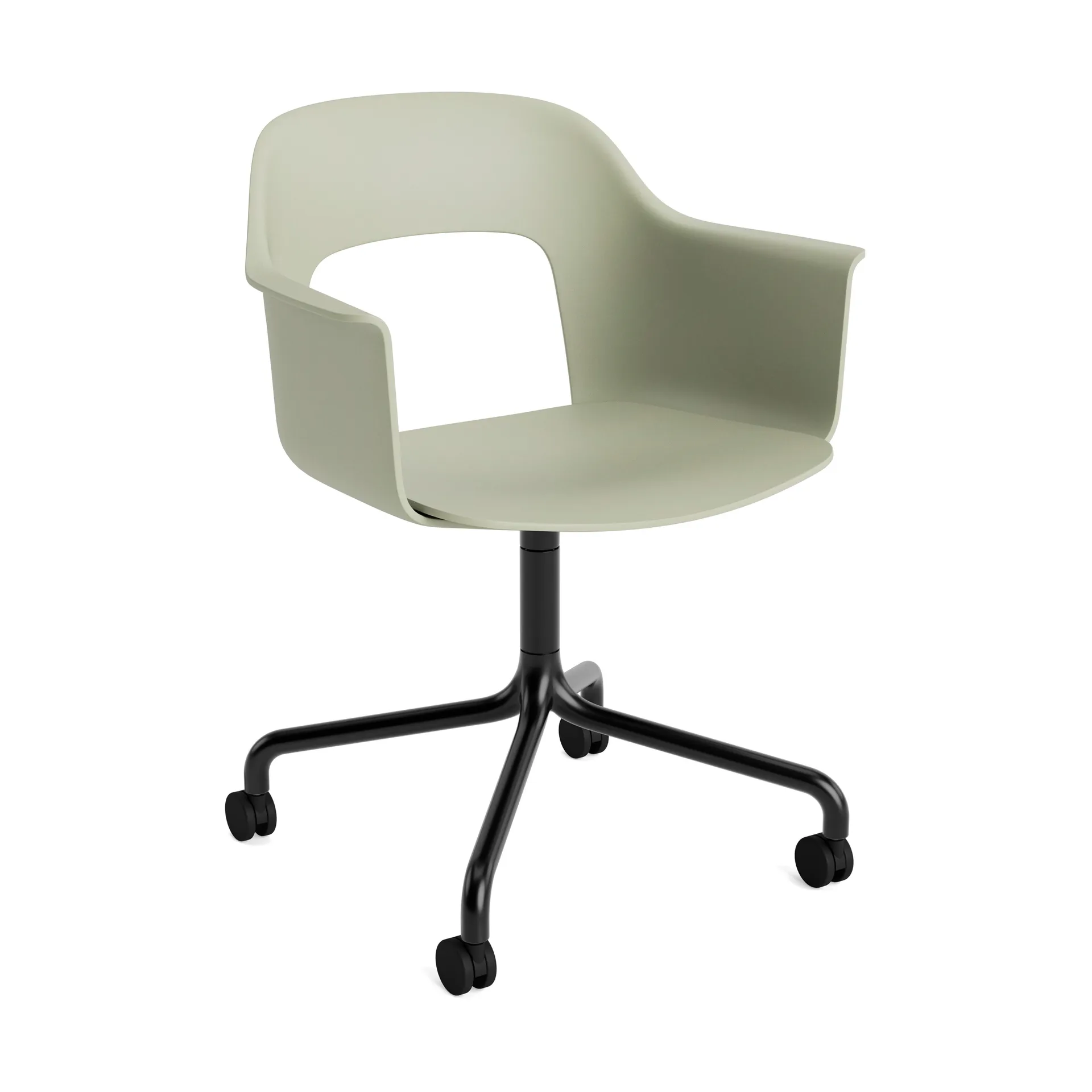 Layout Armchair 261 fauteuil, Flessengroen-zwart HAY