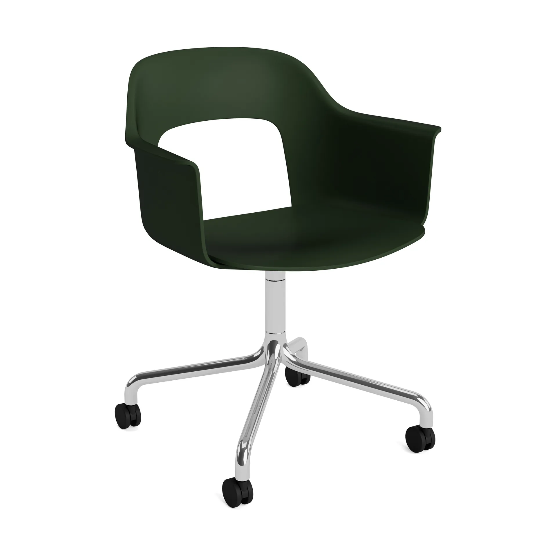 Layout Armchair 261 fauteuil, Pastelgroen-gepolijst aluminium HAY
